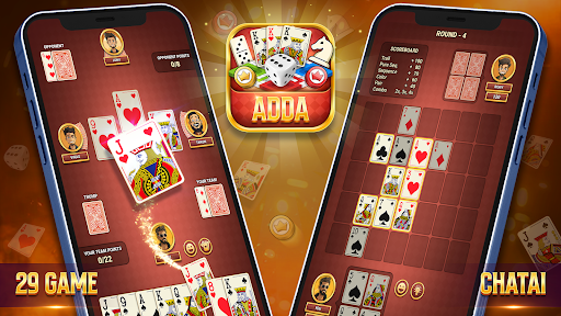 ADDA 29 Callbreak Hazari Ludo Screen 2