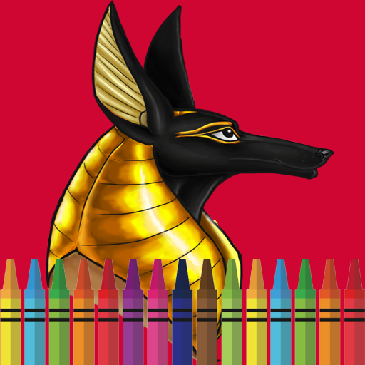 Legend of Anubis Coloring Book logo