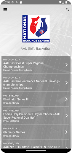 AAU Girls Basketball NRS