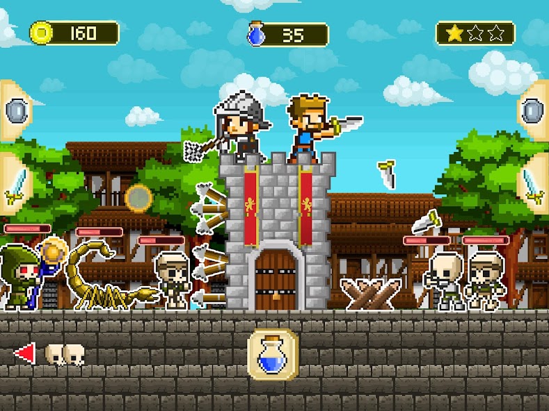 Mini guardians: castle defense banner