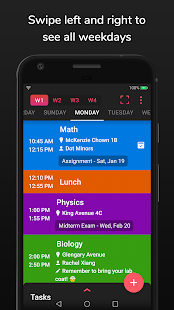 School Timetable - Class, University Plan Schedule