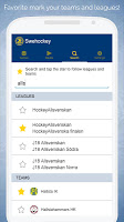 screenshot of Swehockey