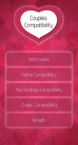 Android application Couples Compatibility screenshort