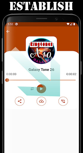 Android application Galaxy A10 Ringtones screenshort