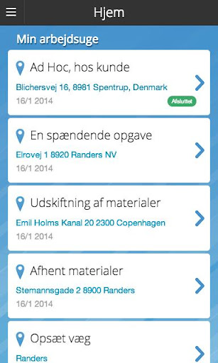 Android application Mobilplan screenshort