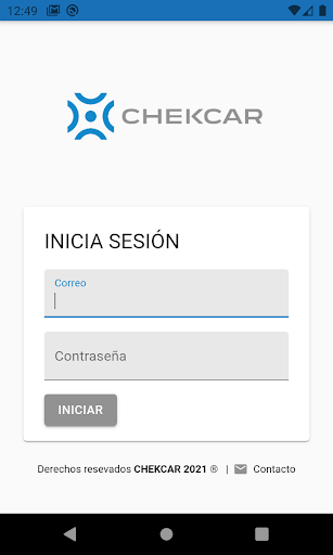 Android application Chekcar screenshort