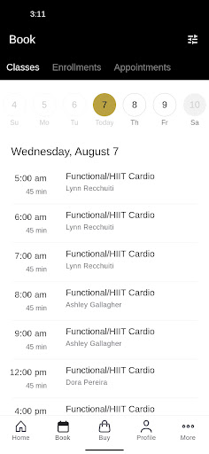 Lift and Glitz Training Studio Screen 2