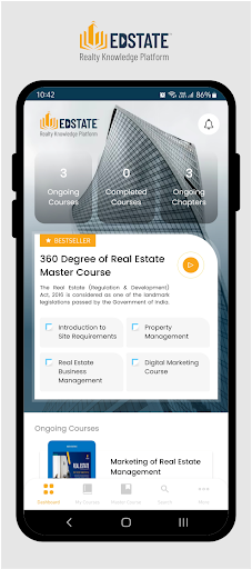 Android application Edstate: Real Estate Learning screenshort