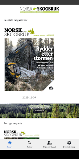 Android application Norsk Skogbruk screenshort
