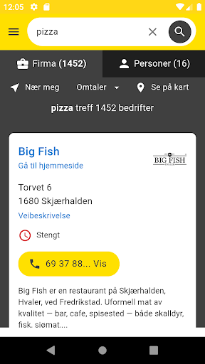 Gule Sider - Søk, oppdag, del Screen 2