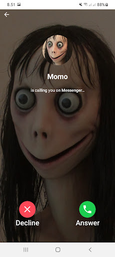 Momo Fake Video Call Scary