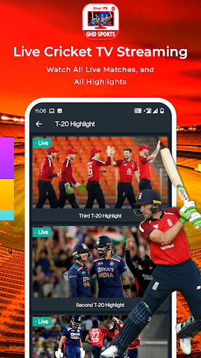 GHD SPORTS - Free Live Cricket TV GHD Info