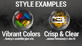 screenshot of Smoke & Glass Icon Pack