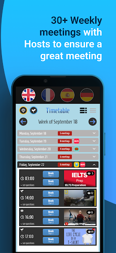 Speaking Club Screen 2