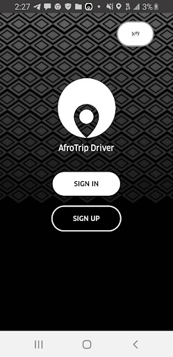 Android application Afro Trip Driver screenshort