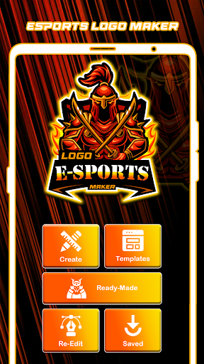 Golden Gaming Logo Esports Template