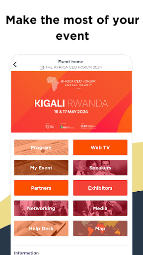Android application THE AFRICA CEO FORUM screenshort