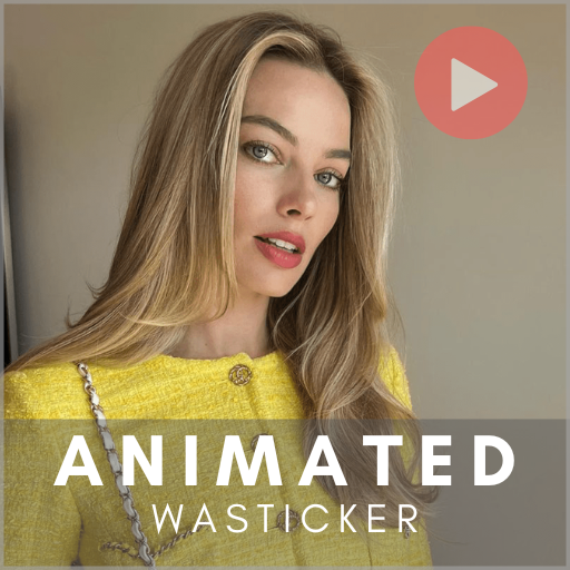 Margot Robbie GIF WAStickers