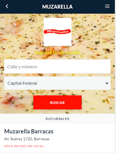 Android application MUZARELLA screenshort