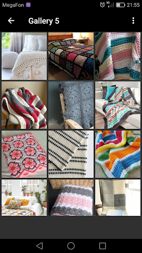 Screenshot of Crochet Blanket Patterns