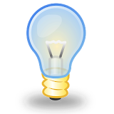 Colorful Light Bulbs icon