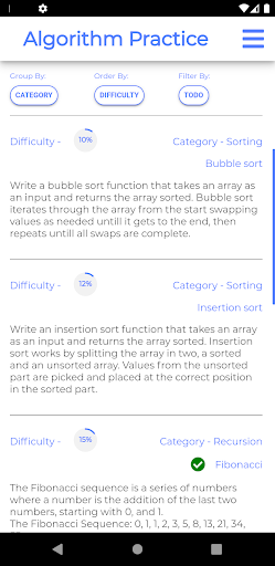 Algorithm Practice Pro Screen 3