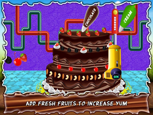 Chocolate Wedding Cake Factory Dessert Maker Game