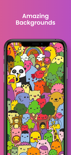 Cute Doodle Art Wallpaper Screen 2