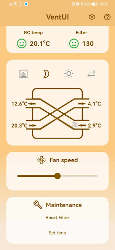 VentUi Screen 2