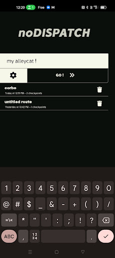 Android application noDispatch screenshort