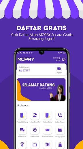 Android application MOPAYKU - Agen Pulsa Murah screenshort