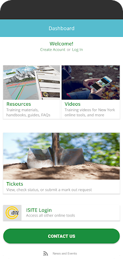 Android application New York 811 screenshort