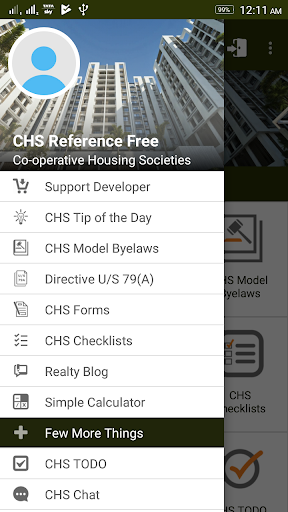 Android application Co-op. Hsg.Society Reference screenshort