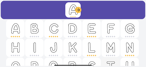 Android application Fun English: Alphabet Learning screenshort