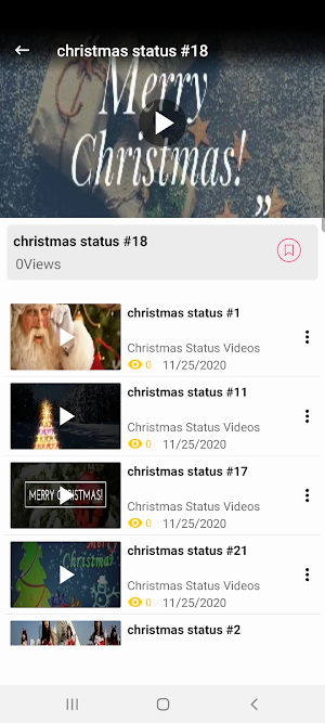 New Year 2021 Video Status  : Christmas Videos screenshot 3