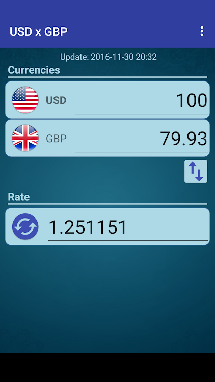 US Dollar to British Pound - 5.5 - (Android)