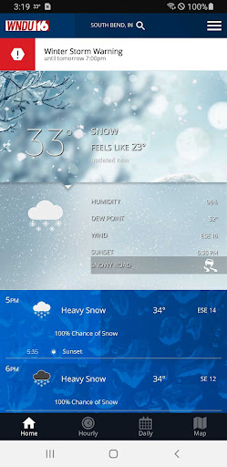 Android application WNDU First Alert Weather screenshort
