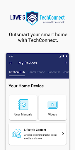 Android application Lowe's TechConnect screenshort