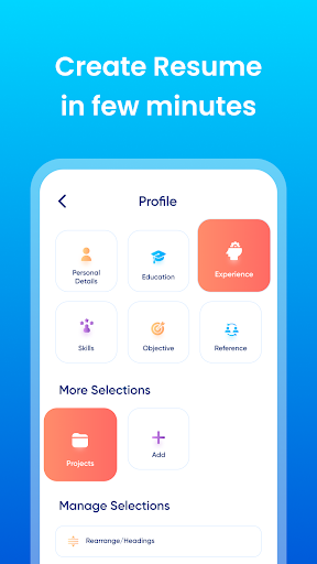 Resume Builder - CV Maker PDF Screen 2