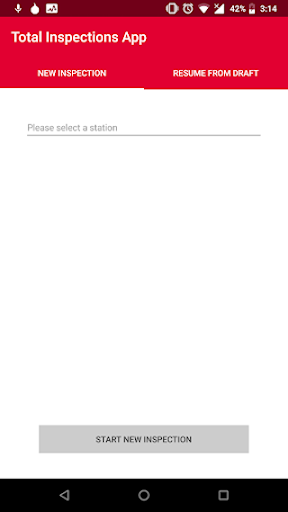 Android application TotalEnergies Inspectors App screenshort