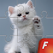 ジグソーパズルゲーム猫と子猫