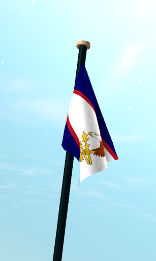 American Samoa Flag 3D Screen 3