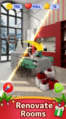 Game screenshot クリスマスホーム：デザインゲーム hack