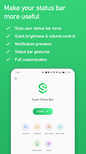 Super Status Bar: Personnalisé Capture d'écran