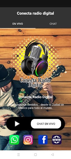 Android application Conecta Radio Digital screenshort