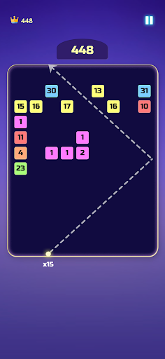 Android application Balls Glow: Bricks Breaker screenshort