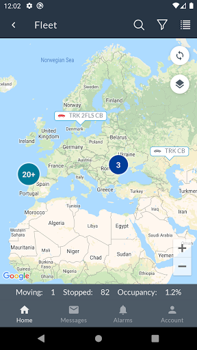 Frotcom Fleet Manager Screen 2