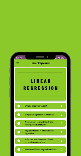 Linear Regression Screen 3