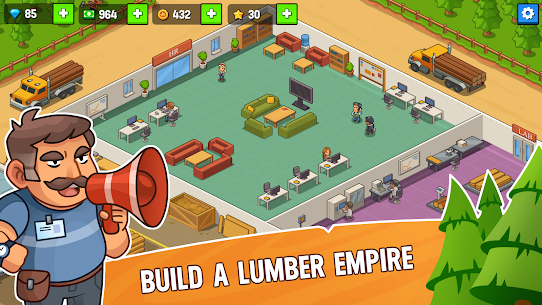 Lumber Inc Tycoon MOD APK (Unlimited Diamonds) 1