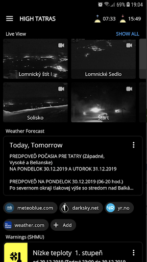 Idem Hore - Počasie na horách Screen 2